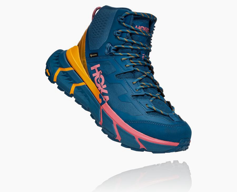 Hoka One One Mens Hiking Boots - TenNine Hike GORE-TEX - Blue - ZSYQ78509